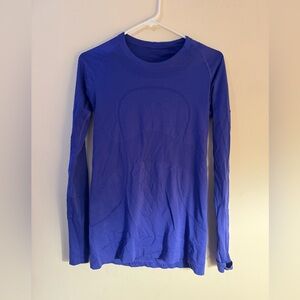 Lululemon Swifty Tech Top Blue